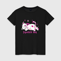 Женская футболка хлопок Эмо игрушка