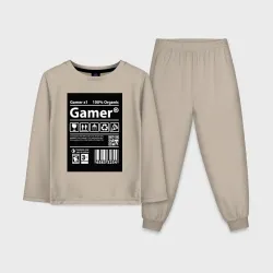 Детская пижама с лонгсливом хлопок Геймер инструкция по применению