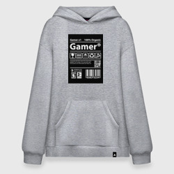 Худи SuperOversize хлопок Геймер инструкция по применению