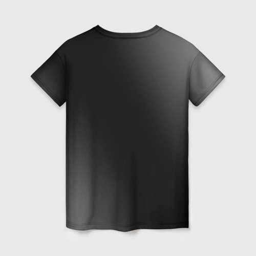 Женская футболка 3D с принтом Лучший танцор - 100% профи на тёмном фоне, вид сзади #1