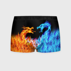 Огненные драконы  – Мужские трусы 3D с принтом купить