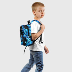 Детский рюкзак 3D Красивый синий огонь - фото 2