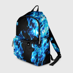Рюкзак 3D Красивый синий огонь