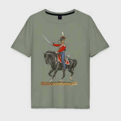 Мужская футболка хлопок Oversize Обер-офицер лейб-гвардии казачьего полка