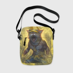 Сумка через плечо 3D Наэлектризованный кот