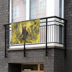 Флаг-баннер Наэлектризованный кот - фото 2