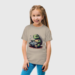 Детская футболка хлопок Черепаха с гейпадом - фото 2