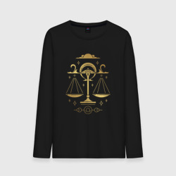 Мужской лонгслив хлопок Знак зодиака весы