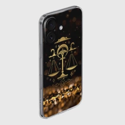Чехол для iPhone 16 силиконовый с защитой камеры Знак зодиака Весы - фото 2