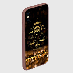 Чехол для iPhone XS Max матовый Знак зодиака Весы - фото 2