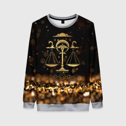 Женский свитшот 3D Знак зодиака Весы