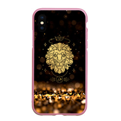 Чехол для iPhone XS Max матовый Знак зодиака  лев