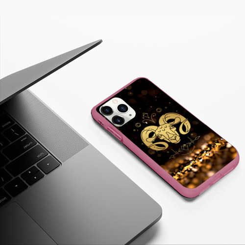 Чехол для iPhone 11 Pro матовый с принтом Овен знак  Зодиака, фото #5