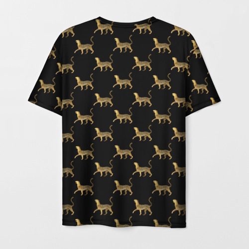 Мужская футболка 3D Леопарды, цвет 3D печать - фото 2