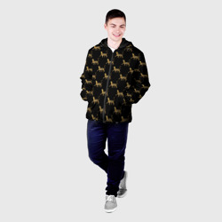 Мужская куртка 3D Леопарды - фото 2