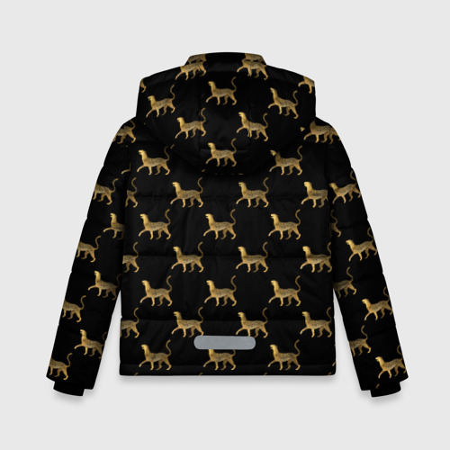 Зимняя куртка для мальчиков 3D Леопарды, цвет красный - фото 2