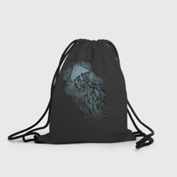 Рюкзак-мешок 3D Медуза бирюза