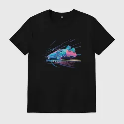 Мужская футболка хлопок Back to the Future делориан