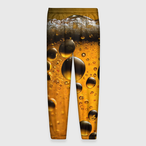 Мужские брюки 3D Пиво пенное светлое, цвет 3D печать - фото 2