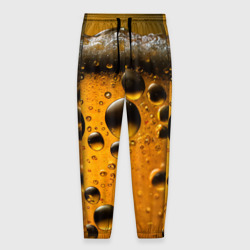 Мужские брюки 3D Пиво пенное светлое