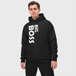 Мужской костюм oversize хлопок Big boss - светлая - фото 2