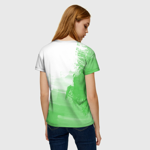 Женская футболка 3D Мопс с трубкой, цвет 3D печать - фото 4