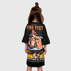 Детское платье 3D Fire fist Portgas D Ace - фото 2