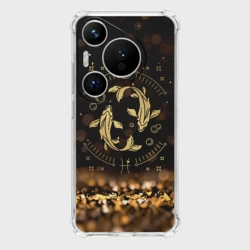 Чехол для Huawei Pura 70 Pro Рыбы знак зодиака