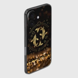 Чехол для iPhone 16 силиконовый с защитой камеры Рыбы знак зодиака - фото 2