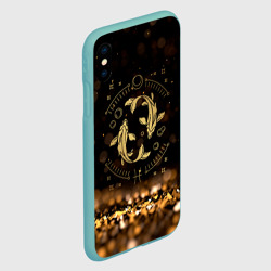 Чехол для iPhone XS Max матовый Рыбы знак зодиака - фото 2
