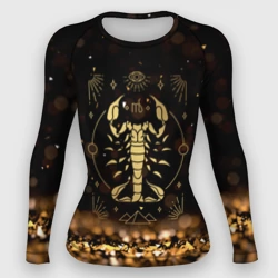 Женский рашгард 3D Знак зодиака скорпион