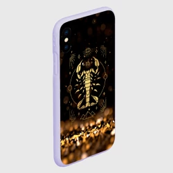 Чехол для iPhone XS Max матовый Знак зодиака скорпион - фото 2