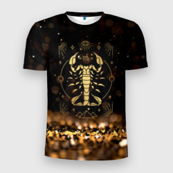 Мужская футболка 3D Slim Знак зодиака скорпион
