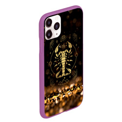 Чехол для iPhone 11 Pro Max матовый Знак зодиака скорпион - фото 2