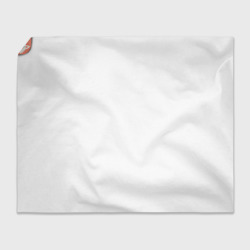 Плед с принтом Паттерн кот на персиковом фоне для любого человека, вид спереди №4. Цвет основы: 3d (велсофт)