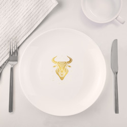 Набор: тарелка + кружка Знак зодиака телец - фото 2