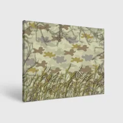 Холст прямоугольный Камуфляж охотника