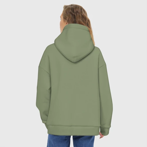 Женское худи Oversize хлопок Все очень круто, но нужно переделать - digital мем - фото 5