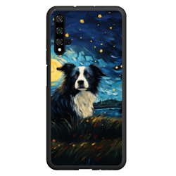 Чехол для Honor 20 Бордер-колли в стиле Ван Гога