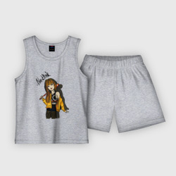 Детская пижама с шортами хлопок Дерзкая Лисса