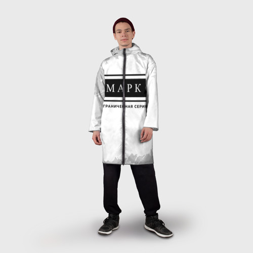Мужской дождевик 3D Марк: ограниченная серия, цвет белый - фото 3