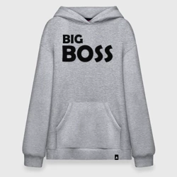 Худи SuperOversize хлопок Большой босс - темная