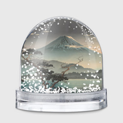 Игрушка Снежный шар Великий вулкан Фудзияма