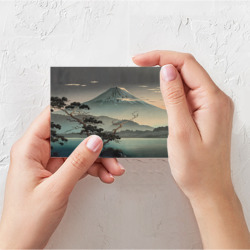 Поздравительная открытка Великий вулкан Фудзияма - фото 2