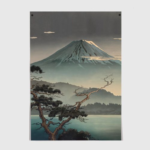 Постер Великий вулкан Фудзияма