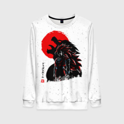 Женский свитшот 3D Dragon Ball красная луна