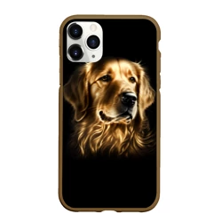 Чехол для iPhone 11 Pro Max матовый Лабрадор ретривер
