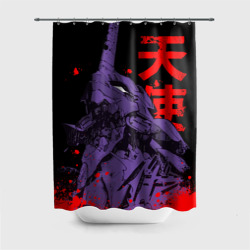 Штора 3D для ванной Евангелион - eva Berserk