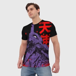 Мужская футболка 3D Евангелион - eva Berserk - фото 2