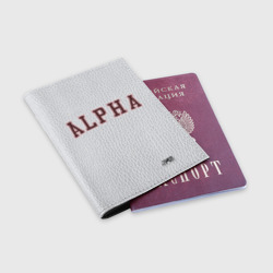 Обложка для паспорта матовая кожа РЛ Alpha - фото 2